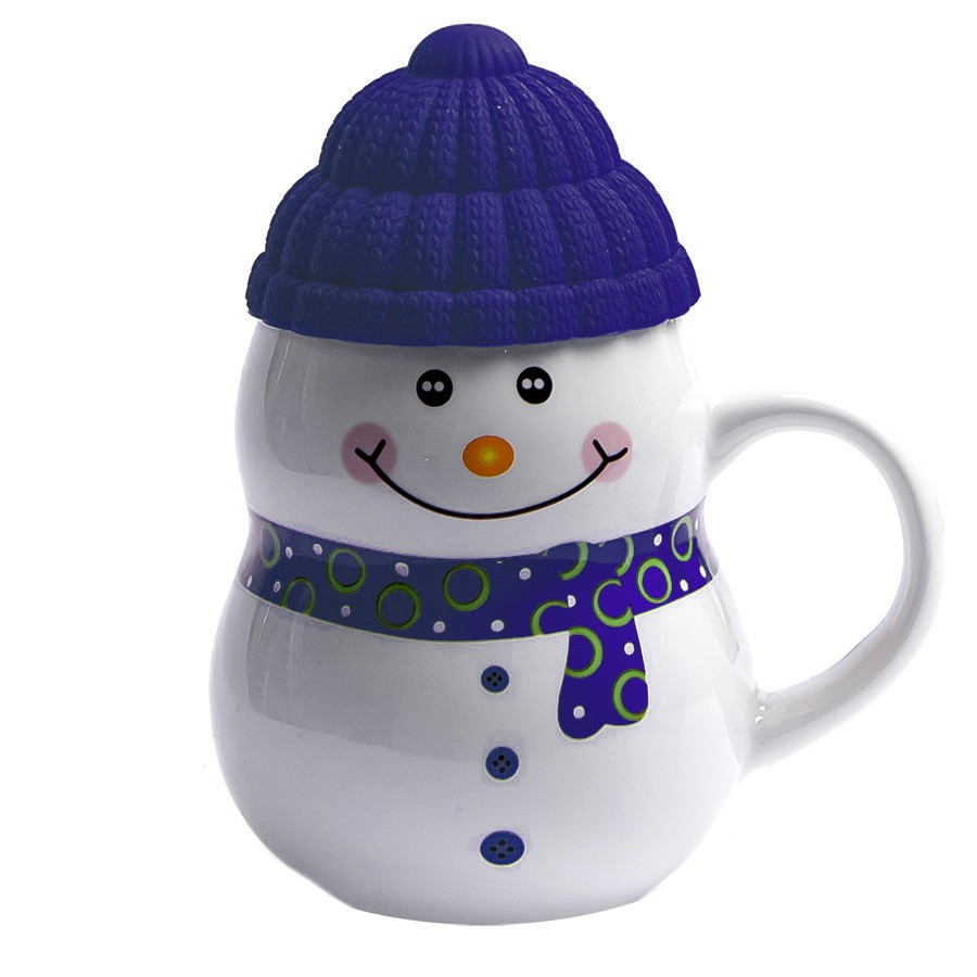 Кружка SNOWMAN с крышкой, фото 1