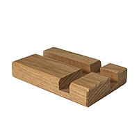 Подставка для смартфона и планшета, 13х8х2,5см, бук - 441252