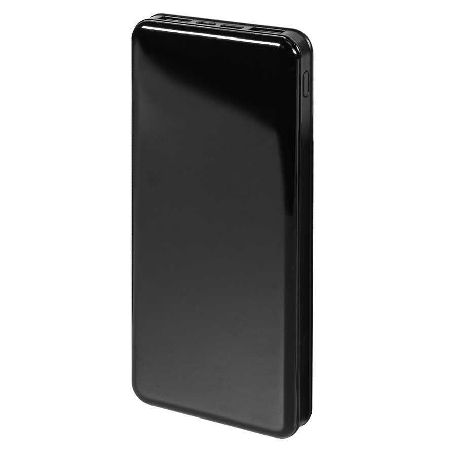 Универсальный аккумулятор OMG Sleek 10 (10000 мАч), черный, 14х6.8х1,5 см 37175/35, фото 1