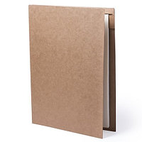 Папка BLOGUER A4 с бумажным блоком и ручкой, рециклированный картон 345628