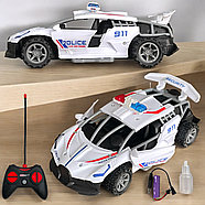 FN101A Машина полицейская Police 911 на р/у, эффект дыма, 17*9см, фото 4