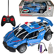 FN101A Машина полицейская Police 911 на р/у, эффект дыма, 17*9см, фото 6