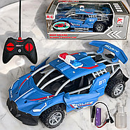 FN101A Машина полицейская Police 911 на р/у, эффект дыма, 17*9см, фото 5