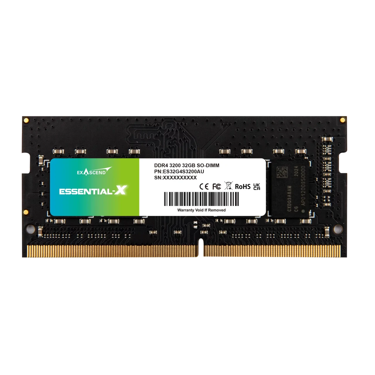 Модуль памяти для ноутбука Exascend ES32G5S4800AU DDR5 SO-DIMM 32Gb