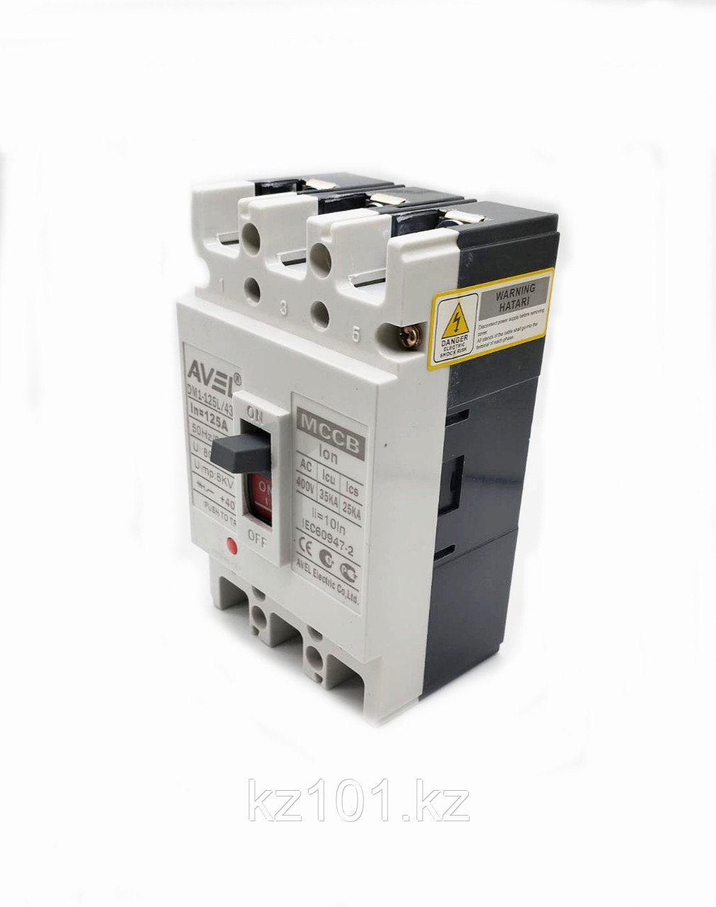 Автоматический выключатель Avel DM1-125/3P 125A
