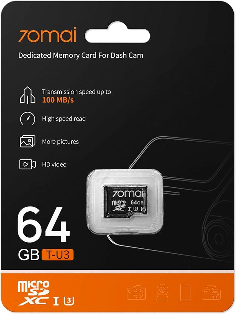 Карта microSD 70mai 64GB