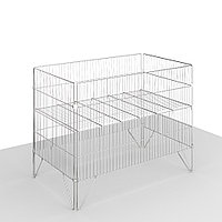 Корзина акционная 1000х600 мм, h 780 мм, Нордика, Тип-3, набор С/З (Хром)