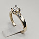 Золотое кольцо 18р с бриллиантом 0.30Ct ,I1/G Good - фото 10 - id-p119275321