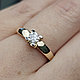 Золотое кольцо 18р с бриллиантом 0.30Ct ,I1/G Good - фото 9 - id-p119275321