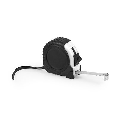 Рулетка GRADE с металлическим клипом 5 м., белый, пластик ,   344643/01