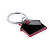 Брелок ZOSIN, нержав. сталь, красный, 4.2 х 3.7 х 0.4см 346061/08, фото 3