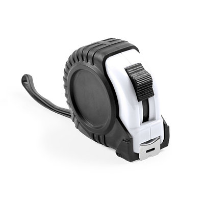 Рулетка GRADE 3M с металлическим клипом 3 м., белый, пластик ,   343020/01