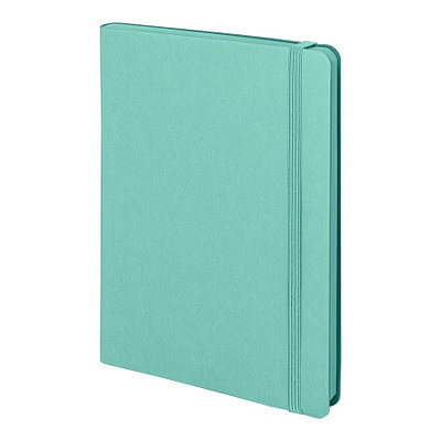 Ежедневник недатированный Shady, А5, мятный, кремовый блок в линейку, зеленый обрез   24700/16