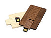 Флешка в виде деревянной карточки с выдвижным механизмом, 8 Гб, коричневый, фото 4