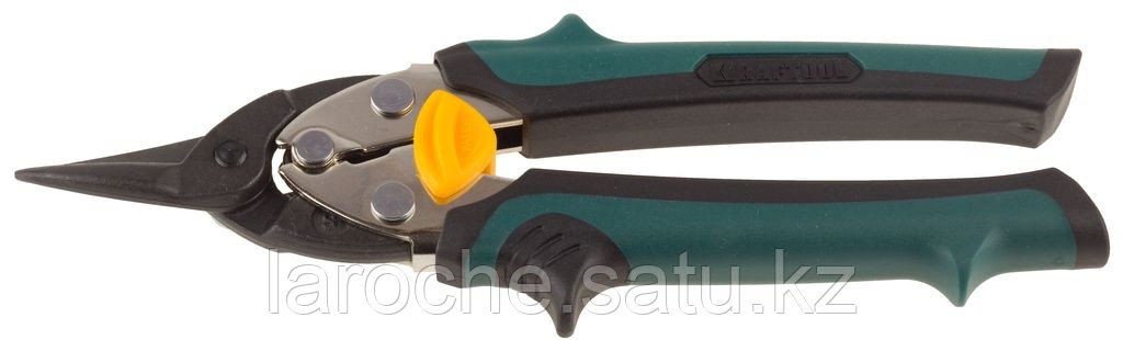 Ножницы KRAFTOOL "UNI-KRAFT" по твердому металлу, с двойной рычажной передачей, Cr-Mo, прямые, 180мм - фото 1 - id-p15087351