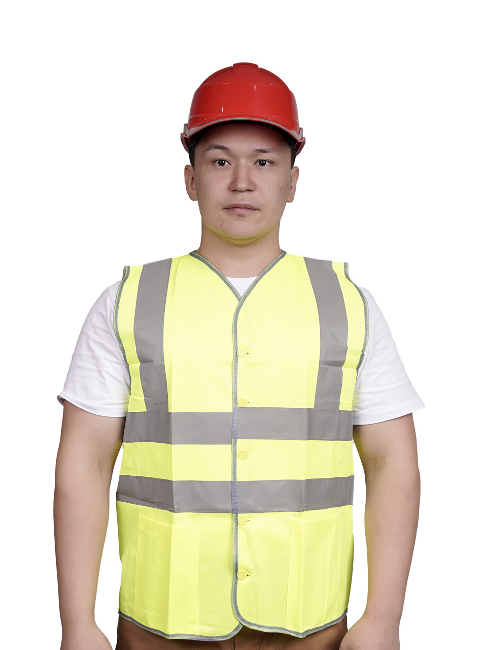 Жилет сигнальный Robamag Z-01 лимонный - фото 1 - id-p100279452