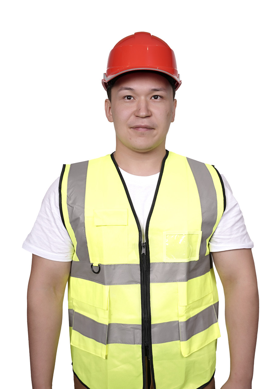 Жилет сигнальный рабочий "Robamag" Z-03 лимонный - фото 1 - id-p102506497