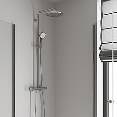 Душевая система GROHE Tempesta Cosmopolitan 250 с термостатом, хром