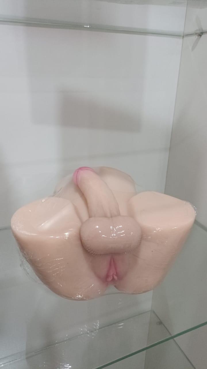 Мастурбатор - вагина+-анус с фаллосом tlc-1004029