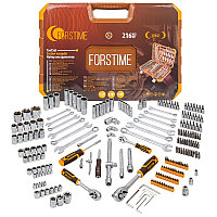 FORSTIME Набор инструментов 216пр. 1/4''3/8''1/2''(6гр.)(4-32мм) 52552 FT-38841