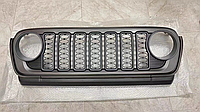Рестайлинговая решетка для Jeep Wrangler JL 2018-2024+