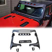 Стальная защита на лобовое стекло для Jeep Wrangler JL 2018-2024+