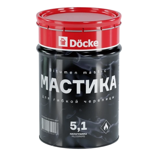 Мастика для гибкой черепицы 5,1 кг (5 л)
