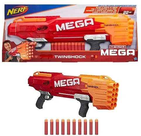 Nerf  Мега бластер Твиншок, фото 1