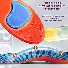 Спортивные стельки амортизирующие ортопедические для обуви (4977), фото 3