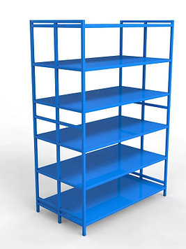 Стеллаж для спортивного инвентаря двухсторонний 2,5м