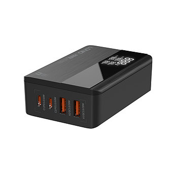 Универсальное зарядное устройство LDNIO A4808Q 65W 2*USB-C 2*USB Чёрный, фото 3