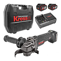 Болгарка аккумуляторная бесщеточная 20В KRESS PRO KU801