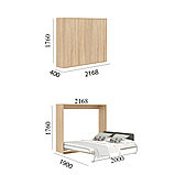 Шкаф-кровать трансформер «Dario Skyline» (160х200 см), фото 4