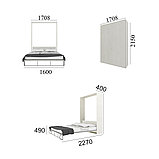 Шкаф-кровать трансформер «Dario» (160х200 см ), фото 3