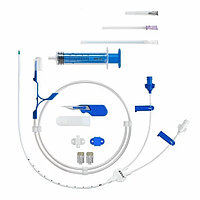 Набор для катетеризации центральных вен с 2-х канальным катетером