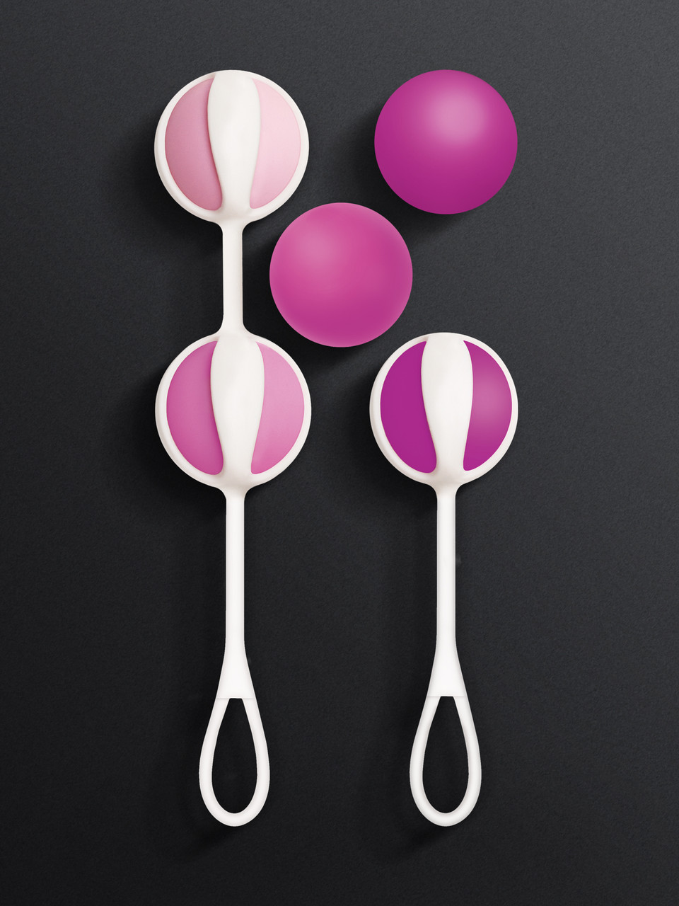Вагинальные шарики Geisha Balls 3 от Gvibe, 17х3см, силикон, фото 1