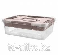 Ящик универсальный 10 л. 390*290*124 с ручкой и замками /1/