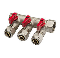 Коллектор, D_коллек.: 16-40 мм, D_отвода: 20 мм, Тип: межосевой; распределительный