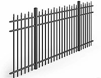 Металлические заборы L= 2000-3000 мм, H= 1500-2000 мм, Ячейка: 50х200, Покр: полимерно-порошковое...