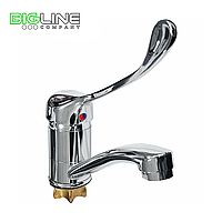 Смеситель IDEALSU В 1210 СОТ одноручный локтевой,короткий излив,гайка