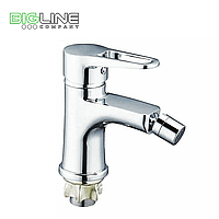 Смеситель ZEGOR PUD2-A045 одноручный для биде, монолитный, на гайке