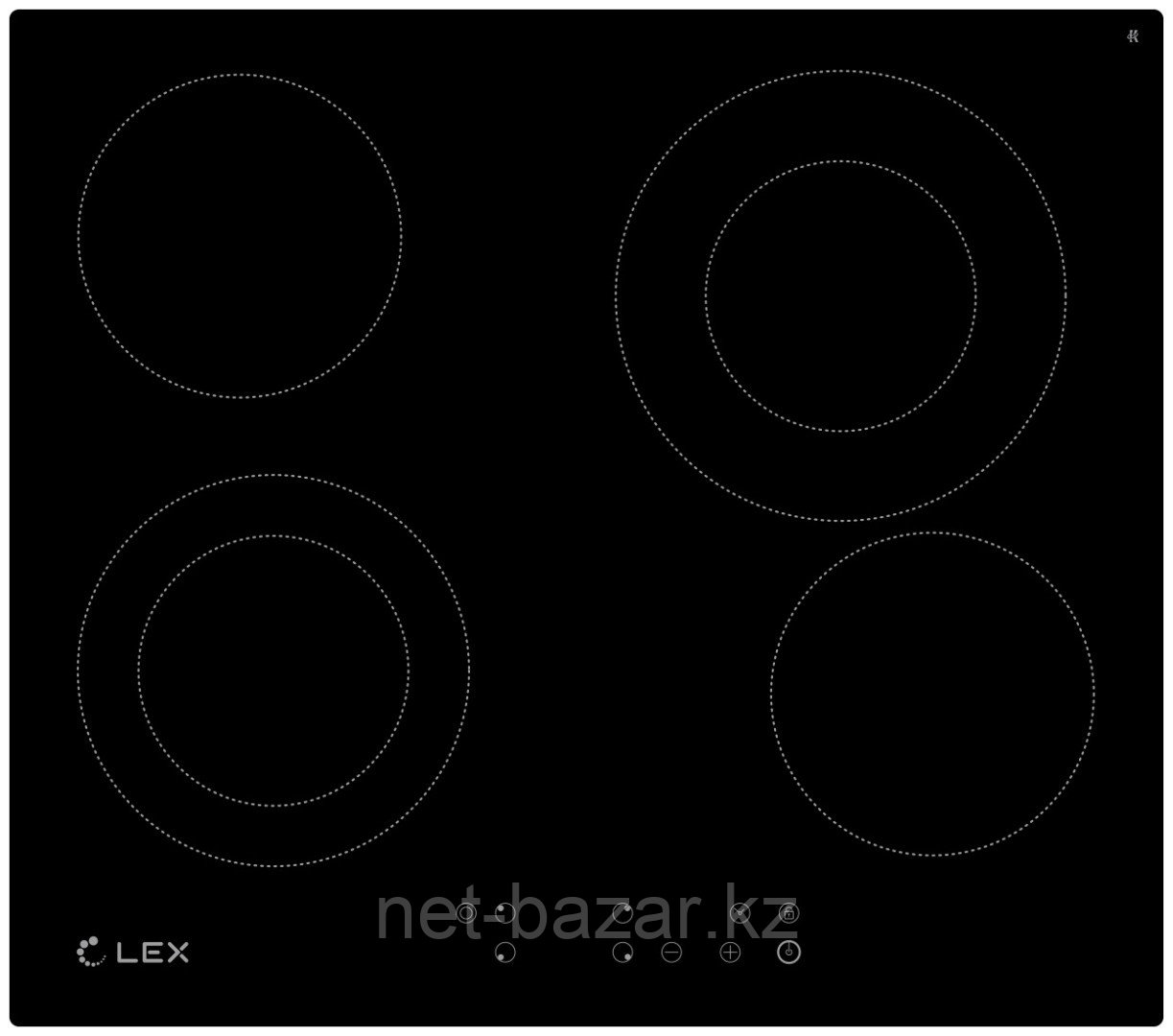 LEX EVH 642-1 BL  панель стеклокерамическая электрическая, фото 1