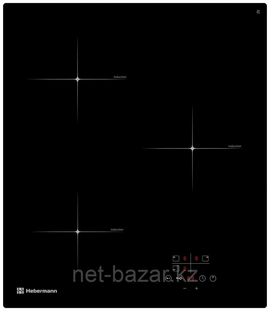 HEBERMANN HBKI 4530.1 B панель индукционная