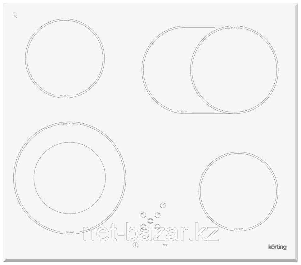 Варочная поверхность KORTING HK 62051 BW