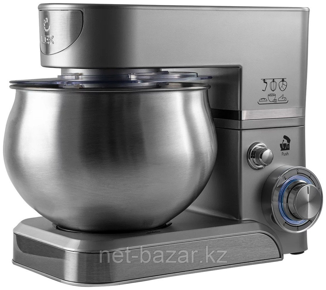 LEX LXMX 4131, миксер планетарный 5л (серебристый), фото 1