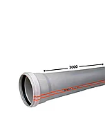 Труба канализационная ПВХ DENIZ 100*3000*3\2ММ