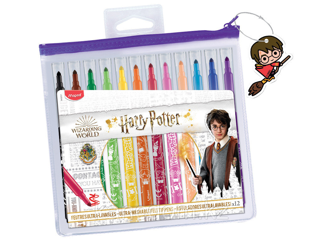 Фломастер 12 цветов MAPED "HARRY POTTER" 845001