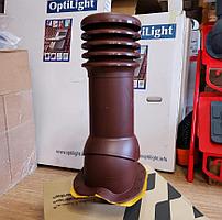 Вентиляционный выход HiVent PN Ø125 мм Монтерей Коричневый RAL 8017