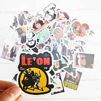 Стикеры матовые 50 шт Фильм Леон