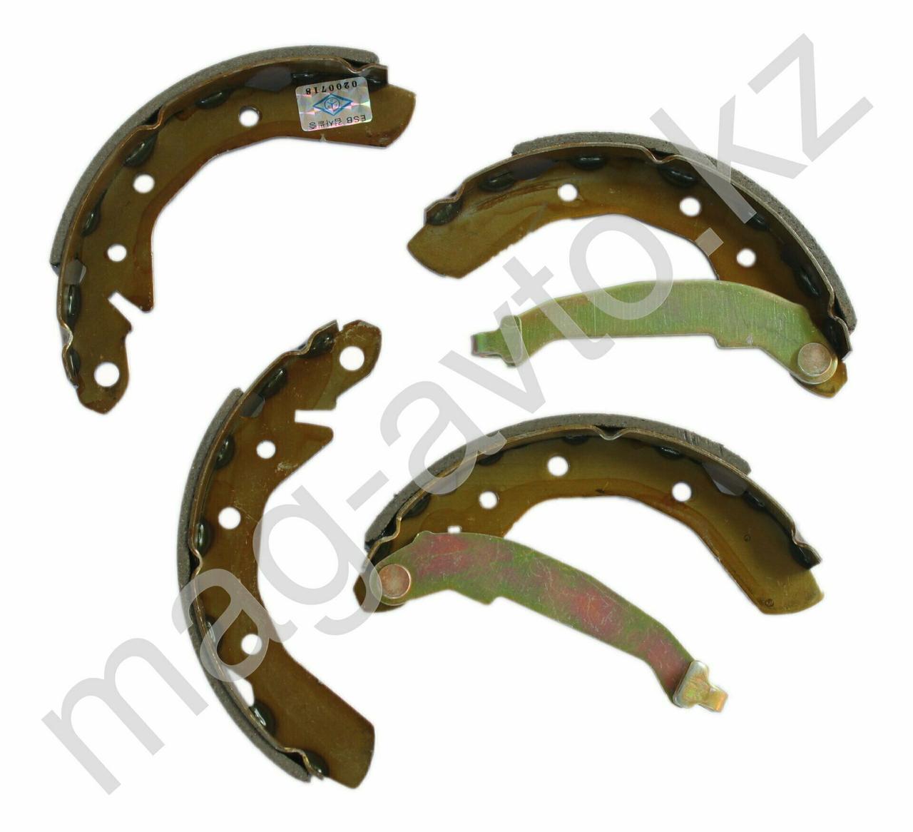 13407, Тормозные колодки задние барабанные Matiz (1998-2015) YES-Q (Корея) 92268686, фото 1